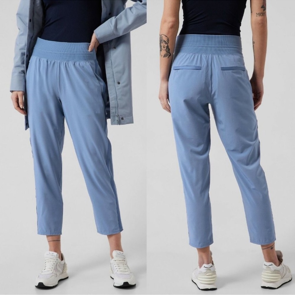 Athleta Nolita Slim Tapered Crop Pants 4 Tall